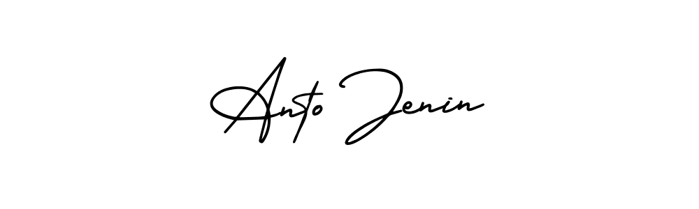 Once you've used our free online signature maker to create your best signature AmerikaSignatureDemo-Regular style, it's time to enjoy all of the benefits that Anto Jenin name signing documents. Anto Jenin signature style 3 images and pictures png