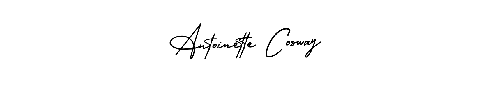 How to make Antoinette Cosway name signature. Use AmerikaSignatureDemo-Regular style for creating short signs online. This is the latest handwritten sign. Antoinette Cosway signature style 3 images and pictures png