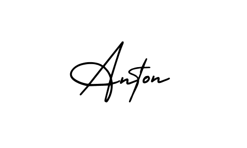 This is the best signature style for the Anton name. Also you like these signature font (AmerikaSignatureDemo-Regular). Mix name signature. Anton signature style 3 images and pictures png