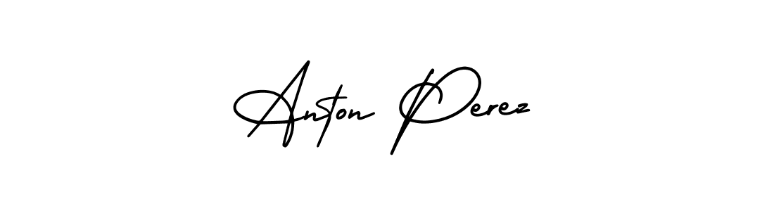 How to Draw Anton Perez signature style? AmerikaSignatureDemo-Regular is a latest design signature styles for name Anton Perez. Anton Perez signature style 3 images and pictures png