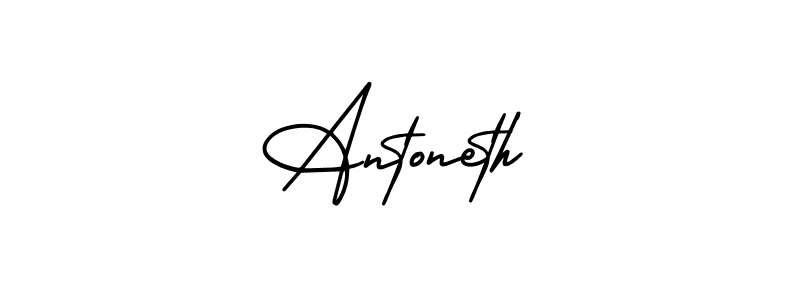 You can use this online signature creator to create a handwritten signature for the name Antoneth. This is the best online autograph maker. Antoneth signature style 3 images and pictures png