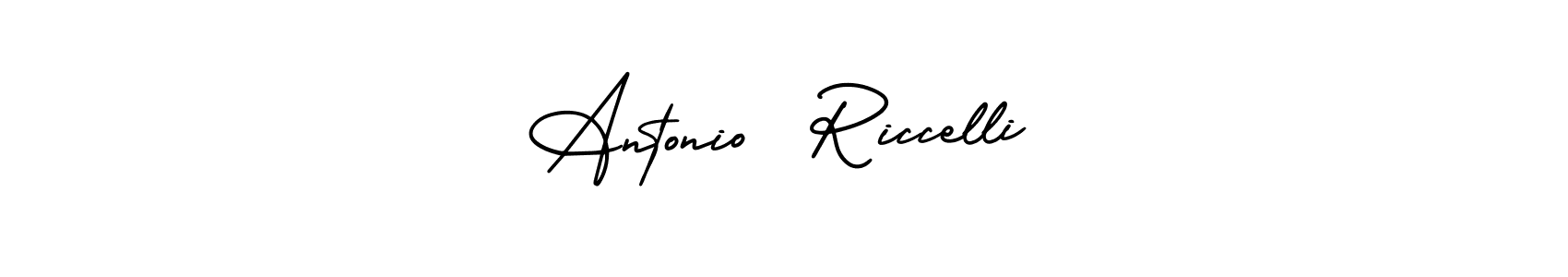 Best and Professional Signature Style for Antonio  Riccelli. AmerikaSignatureDemo-Regular Best Signature Style Collection. Antonio  Riccelli signature style 3 images and pictures png