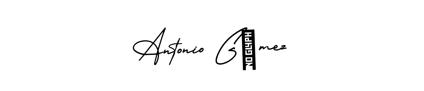 Make a beautiful signature design for name Antonio GÓmez. Use this online signature maker to create a handwritten signature for free. Antonio GÓmez signature style 3 images and pictures png