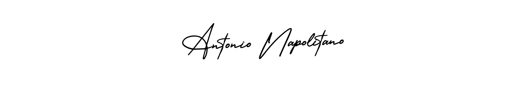 You should practise on your own different ways (AmerikaSignatureDemo-Regular) to write your name (Antonio Napolitano) in signature. don't let someone else do it for you. Antonio Napolitano signature style 3 images and pictures png