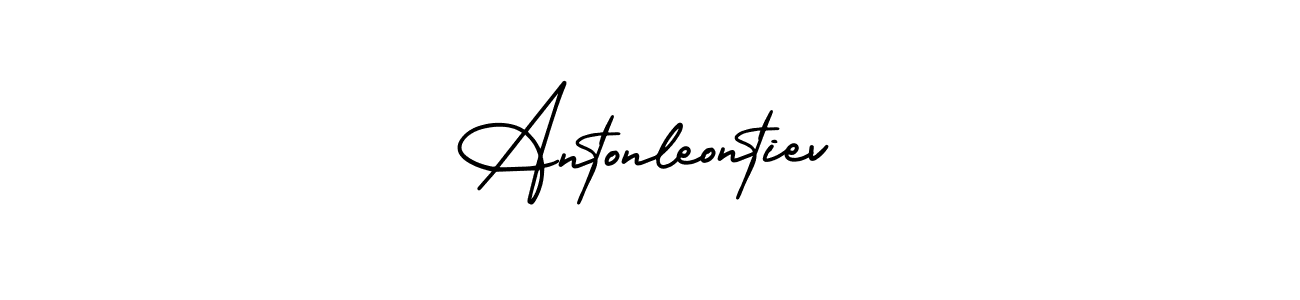 This is the best signature style for the Antonleontiev name. Also you like these signature font (AmerikaSignatureDemo-Regular). Mix name signature. Antonleontiev signature style 3 images and pictures png