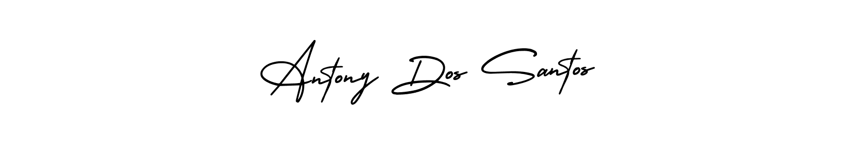 Design your own signature with our free online signature maker. With this signature software, you can create a handwritten (AmerikaSignatureDemo-Regular) signature for name Antony Dos Santos. Antony Dos Santos signature style 3 images and pictures png