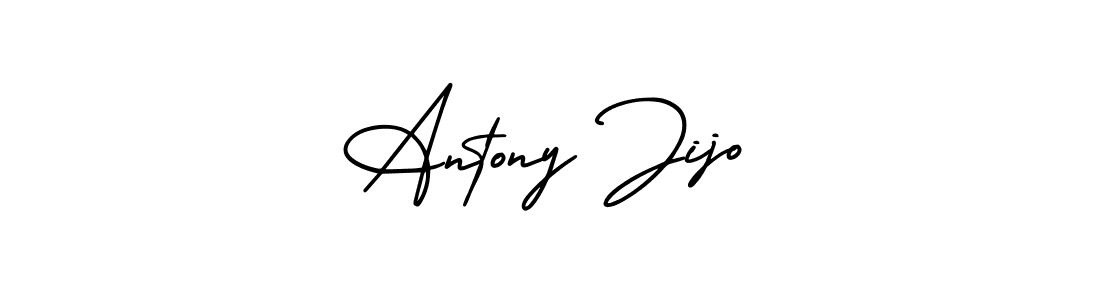 This is the best signature style for the Antony Jijo name. Also you like these signature font (AmerikaSignatureDemo-Regular). Mix name signature. Antony Jijo signature style 3 images and pictures png