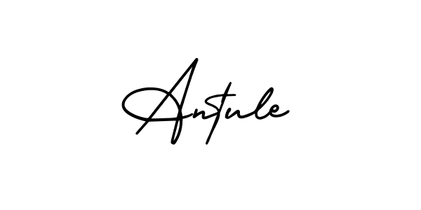 How to Draw Antule signature style? AmerikaSignatureDemo-Regular is a latest design signature styles for name Antule. Antule signature style 3 images and pictures png