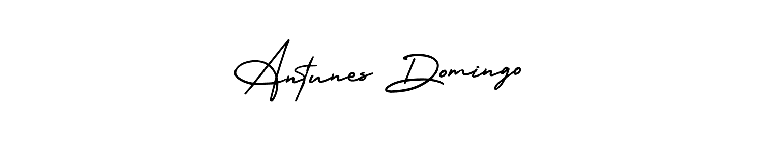 Antunes Domingo stylish signature style. Best Handwritten Sign (AmerikaSignatureDemo-Regular) for my name. Handwritten Signature Collection Ideas for my name Antunes Domingo. Antunes Domingo signature style 3 images and pictures png