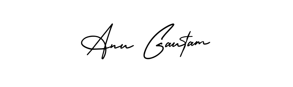 You can use this online signature creator to create a handwritten signature for the name Anu Gautam. This is the best online autograph maker. Anu Gautam signature style 3 images and pictures png