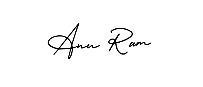 Make a beautiful signature design for name Anu Ram. Use this online signature maker to create a handwritten signature for free. Anu Ram signature style 3 images and pictures png