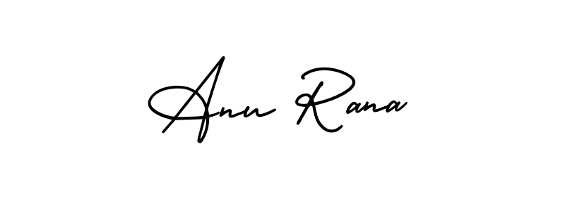 Make a short Anu Rana signature style. Manage your documents anywhere anytime using AmerikaSignatureDemo-Regular. Create and add eSignatures, submit forms, share and send files easily. Anu Rana signature style 3 images and pictures png