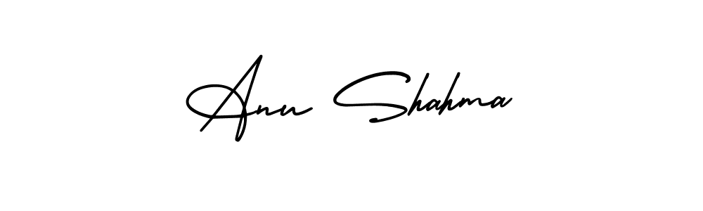 Make a beautiful signature design for name Anu Shahma. Use this online signature maker to create a handwritten signature for free. Anu Shahma signature style 3 images and pictures png