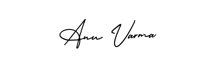 Make a beautiful signature design for name Anu Varma. Use this online signature maker to create a handwritten signature for free. Anu Varma signature style 3 images and pictures png