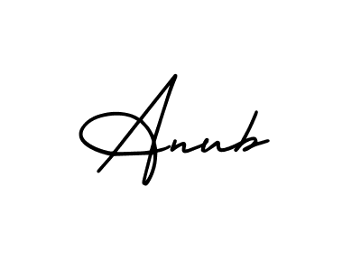 It looks lik you need a new signature style for name Anub. Design unique handwritten (AmerikaSignatureDemo-Regular) signature with our free signature maker in just a few clicks. Anub signature style 3 images and pictures png