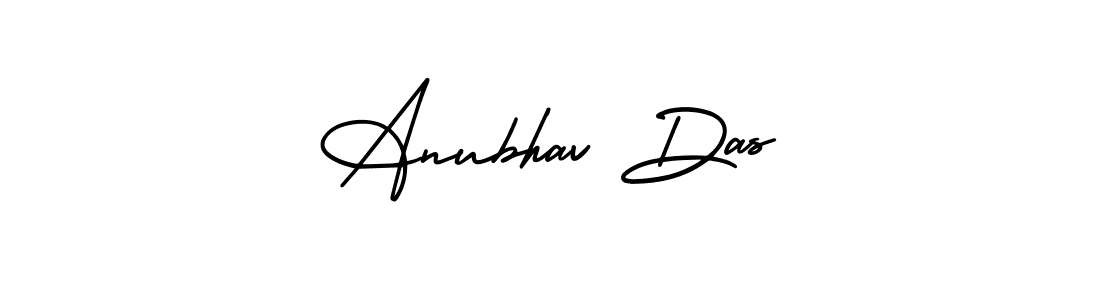 You should practise on your own different ways (AmerikaSignatureDemo-Regular) to write your name (Anubhav Das) in signature. don't let someone else do it for you. Anubhav Das signature style 3 images and pictures png