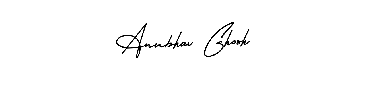 Also You can easily find your signature by using the search form. We will create Anubhav Ghosh name handwritten signature images for you free of cost using AmerikaSignatureDemo-Regular sign style. Anubhav Ghosh signature style 3 images and pictures png