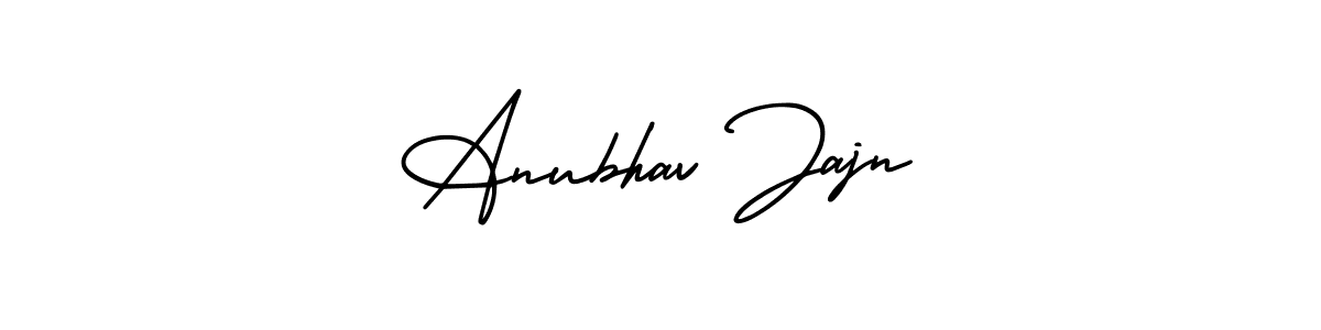 if you are searching for the best signature style for your name Anubhav Jajn. so please give up your signature search. here we have designed multiple signature styles  using AmerikaSignatureDemo-Regular. Anubhav Jajn signature style 3 images and pictures png