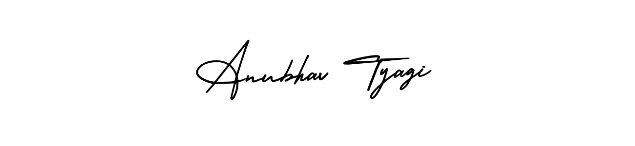 Best and Professional Signature Style for Anubhav Tyagi. AmerikaSignatureDemo-Regular Best Signature Style Collection. Anubhav Tyagi signature style 3 images and pictures png