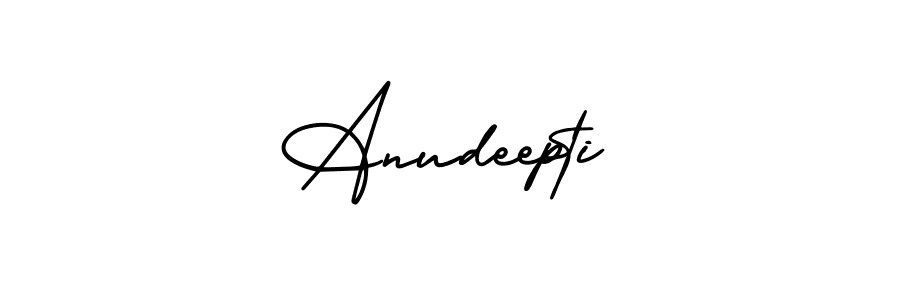 Also we have Anudeepti name is the best signature style. Create professional handwritten signature collection using AmerikaSignatureDemo-Regular autograph style. Anudeepti signature style 3 images and pictures png