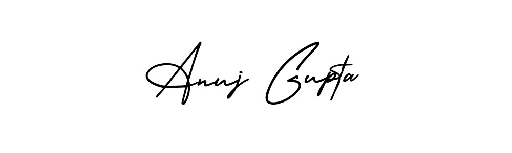 How to make Anuj Gupta signature? AmerikaSignatureDemo-Regular is a professional autograph style. Create handwritten signature for Anuj Gupta name. Anuj Gupta signature style 3 images and pictures png