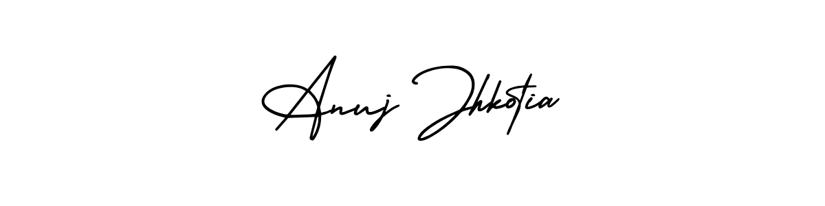 It looks lik you need a new signature style for name Anuj Jhkotia. Design unique handwritten (AmerikaSignatureDemo-Regular) signature with our free signature maker in just a few clicks. Anuj Jhkotia signature style 3 images and pictures png