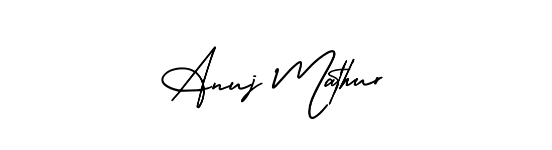 Best and Professional Signature Style for Anuj Mathur. AmerikaSignatureDemo-Regular Best Signature Style Collection. Anuj Mathur signature style 3 images and pictures png