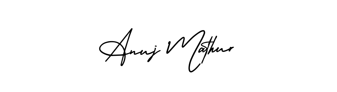 Best and Professional Signature Style for Anuj Mathur. AmerikaSignatureDemo-Regular Best Signature Style Collection. Anuj Mathur signature style 3 images and pictures png