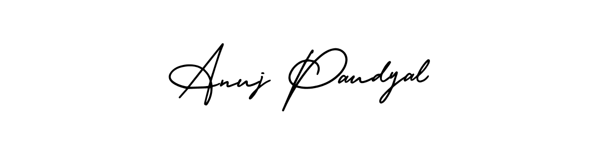 How to Draw Anuj Paudyal signature style? AmerikaSignatureDemo-Regular is a latest design signature styles for name Anuj Paudyal. Anuj Paudyal signature style 3 images and pictures png