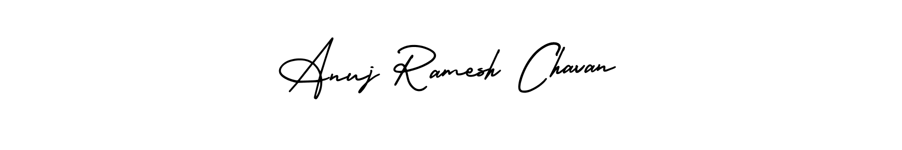if you are searching for the best signature style for your name Anuj Ramesh Chavan. so please give up your signature search. here we have designed multiple signature styles  using AmerikaSignatureDemo-Regular. Anuj Ramesh Chavan signature style 3 images and pictures png