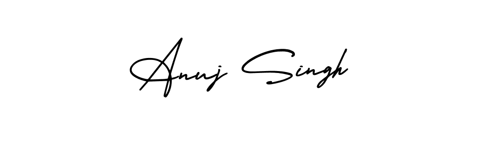 It looks lik you need a new signature style for name Anuj Singh. Design unique handwritten (AmerikaSignatureDemo-Regular) signature with our free signature maker in just a few clicks. Anuj Singh signature style 3 images and pictures png
