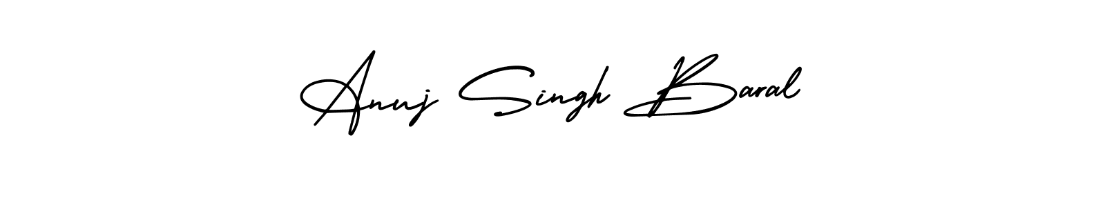 Once you've used our free online signature maker to create your best signature AmerikaSignatureDemo-Regular style, it's time to enjoy all of the benefits that Anuj Singh Baral name signing documents. Anuj Singh Baral signature style 3 images and pictures png
