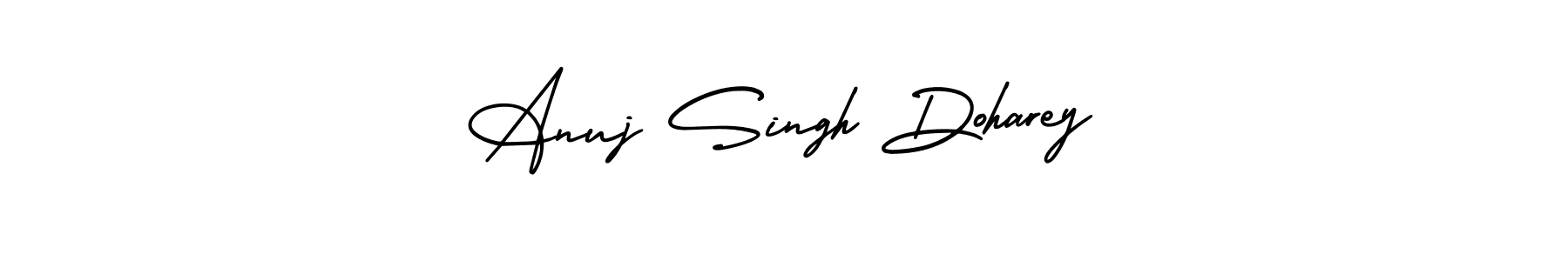 Use a signature maker to create a handwritten signature online. With this signature software, you can design (AmerikaSignatureDemo-Regular) your own signature for name Anuj Singh Doharey. Anuj Singh Doharey signature style 3 images and pictures png