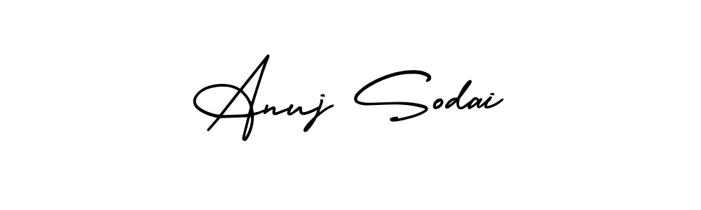 AmerikaSignatureDemo-Regular is a professional signature style that is perfect for those who want to add a touch of class to their signature. It is also a great choice for those who want to make their signature more unique. Get Anuj Sodai name to fancy signature for free. Anuj Sodai signature style 3 images and pictures png