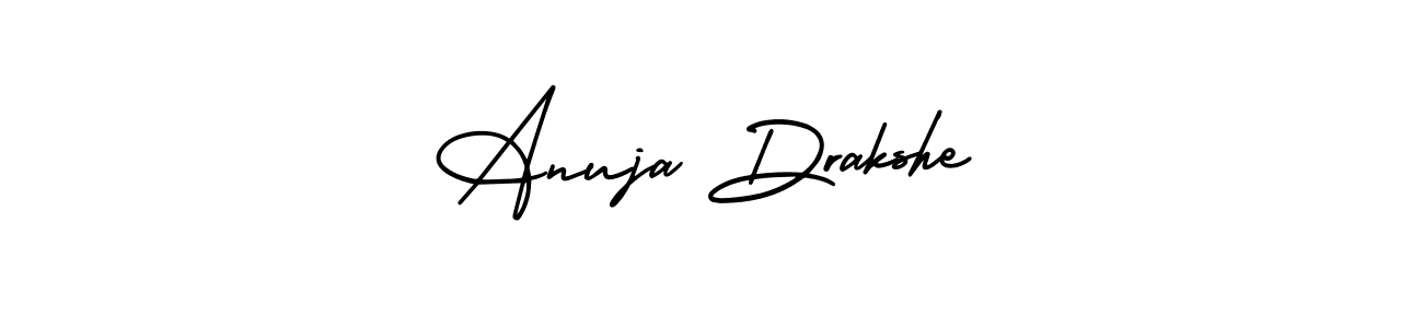 Also we have Anuja Drakshe name is the best signature style. Create professional handwritten signature collection using AmerikaSignatureDemo-Regular autograph style. Anuja Drakshe signature style 3 images and pictures png