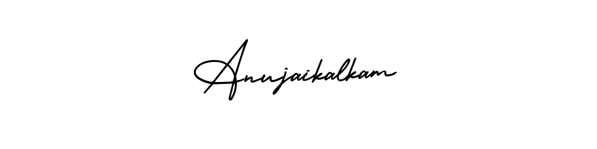 Also we have Anujaikalkam name is the best signature style. Create professional handwritten signature collection using AmerikaSignatureDemo-Regular autograph style. Anujaikalkam signature style 3 images and pictures png