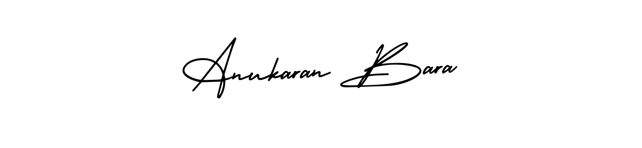 Make a beautiful signature design for name Anukaran Bara. With this signature (AmerikaSignatureDemo-Regular) style, you can create a handwritten signature for free. Anukaran Bara signature style 3 images and pictures png