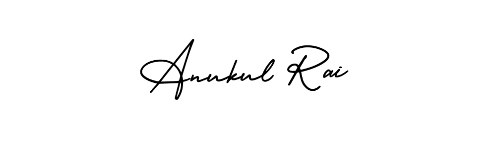 Use a signature maker to create a handwritten signature online. With this signature software, you can design (AmerikaSignatureDemo-Regular) your own signature for name Anukul Rai. Anukul Rai signature style 3 images and pictures png