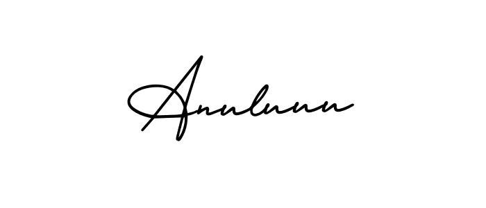 Similarly AmerikaSignatureDemo-Regular is the best handwritten signature design. Signature creator online .You can use it as an online autograph creator for name Anuluuu. Anuluuu signature style 3 images and pictures png