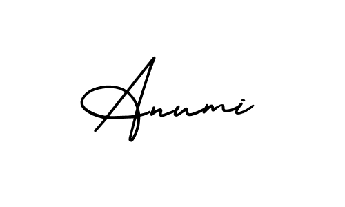 How to make Anumi signature? AmerikaSignatureDemo-Regular is a professional autograph style. Create handwritten signature for Anumi name. Anumi signature style 3 images and pictures png