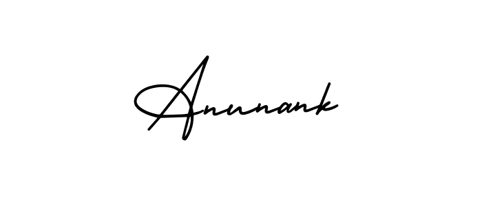 How to Draw Anunank signature style? AmerikaSignatureDemo-Regular is a latest design signature styles for name Anunank. Anunank signature style 3 images and pictures png