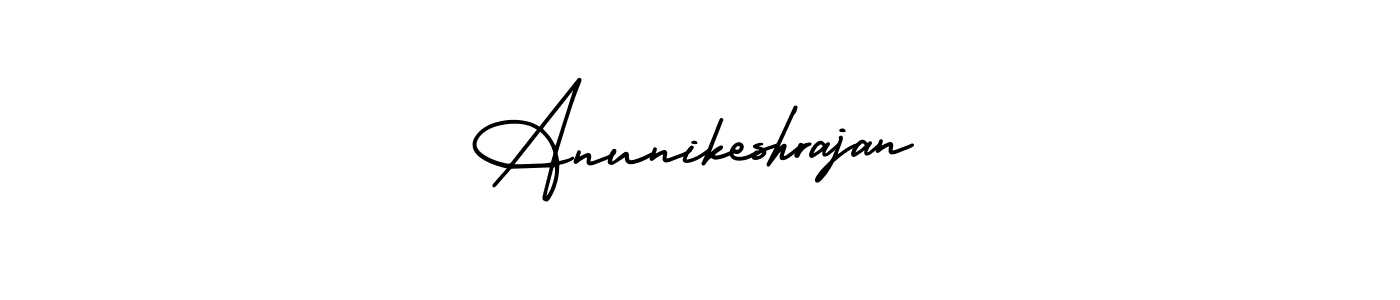 Similarly AmerikaSignatureDemo-Regular is the best handwritten signature design. Signature creator online .You can use it as an online autograph creator for name Anunikeshrajan. Anunikeshrajan signature style 3 images and pictures png