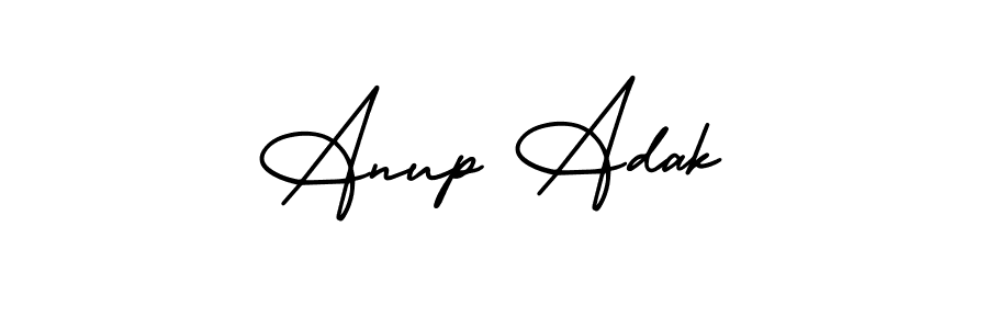 It looks lik you need a new signature style for name Anup Adak. Design unique handwritten (AmerikaSignatureDemo-Regular) signature with our free signature maker in just a few clicks. Anup Adak signature style 3 images and pictures png