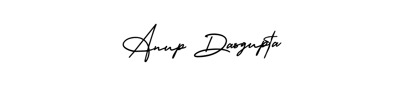 You should practise on your own different ways (AmerikaSignatureDemo-Regular) to write your name (Anup Dasgupta) in signature. don't let someone else do it for you. Anup Dasgupta signature style 3 images and pictures png
