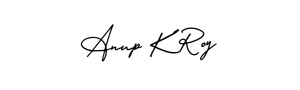 AmerikaSignatureDemo-Regular is a professional signature style that is perfect for those who want to add a touch of class to their signature. It is also a great choice for those who want to make their signature more unique. Get Anup K Roy name to fancy signature for free. Anup K Roy signature style 3 images and pictures png