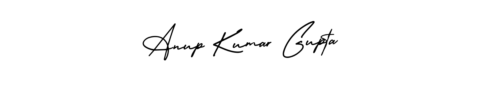 You should practise on your own different ways (AmerikaSignatureDemo-Regular) to write your name (Anup Kumar Gupta) in signature. don't let someone else do it for you. Anup Kumar Gupta signature style 3 images and pictures png