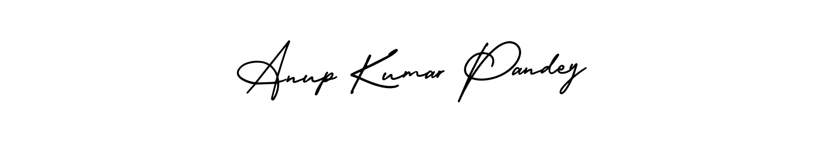 Use a signature maker to create a handwritten signature online. With this signature software, you can design (AmerikaSignatureDemo-Regular) your own signature for name Anup Kumar Pandey. Anup Kumar Pandey signature style 3 images and pictures png