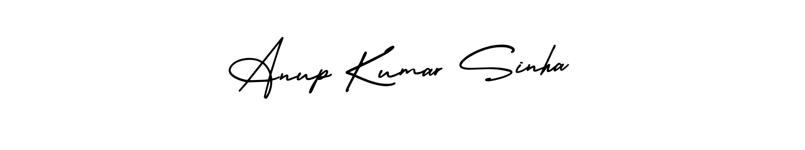 Design your own signature with our free online signature maker. With this signature software, you can create a handwritten (AmerikaSignatureDemo-Regular) signature for name Anup Kumar Sinha. Anup Kumar Sinha signature style 3 images and pictures png