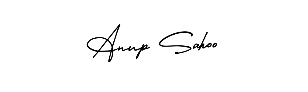 Use a signature maker to create a handwritten signature online. With this signature software, you can design (AmerikaSignatureDemo-Regular) your own signature for name Anup Sahoo. Anup Sahoo signature style 3 images and pictures png