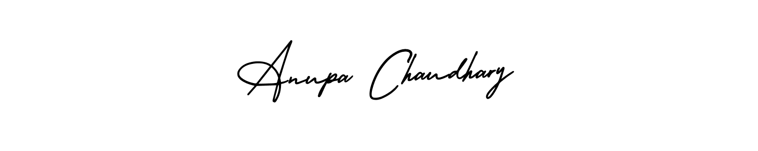 This is the best signature style for the Anupa Chaudhary name. Also you like these signature font (AmerikaSignatureDemo-Regular). Mix name signature. Anupa Chaudhary signature style 3 images and pictures png